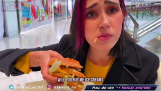 Risky Blowjob in Fitting Room for Big Mac – Public Agent PickUp & Fuck Student in Mall / Kiss Cat