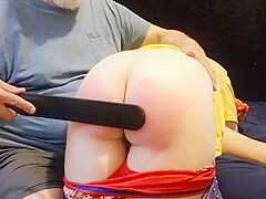 Spanked In Cuffs
