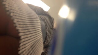 Upskirt beautiful ass – Rico Uppies tanga a lunares