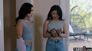 Asian Lulu Chu found footage of her friend Kimmy Kimm dominated and confronted her